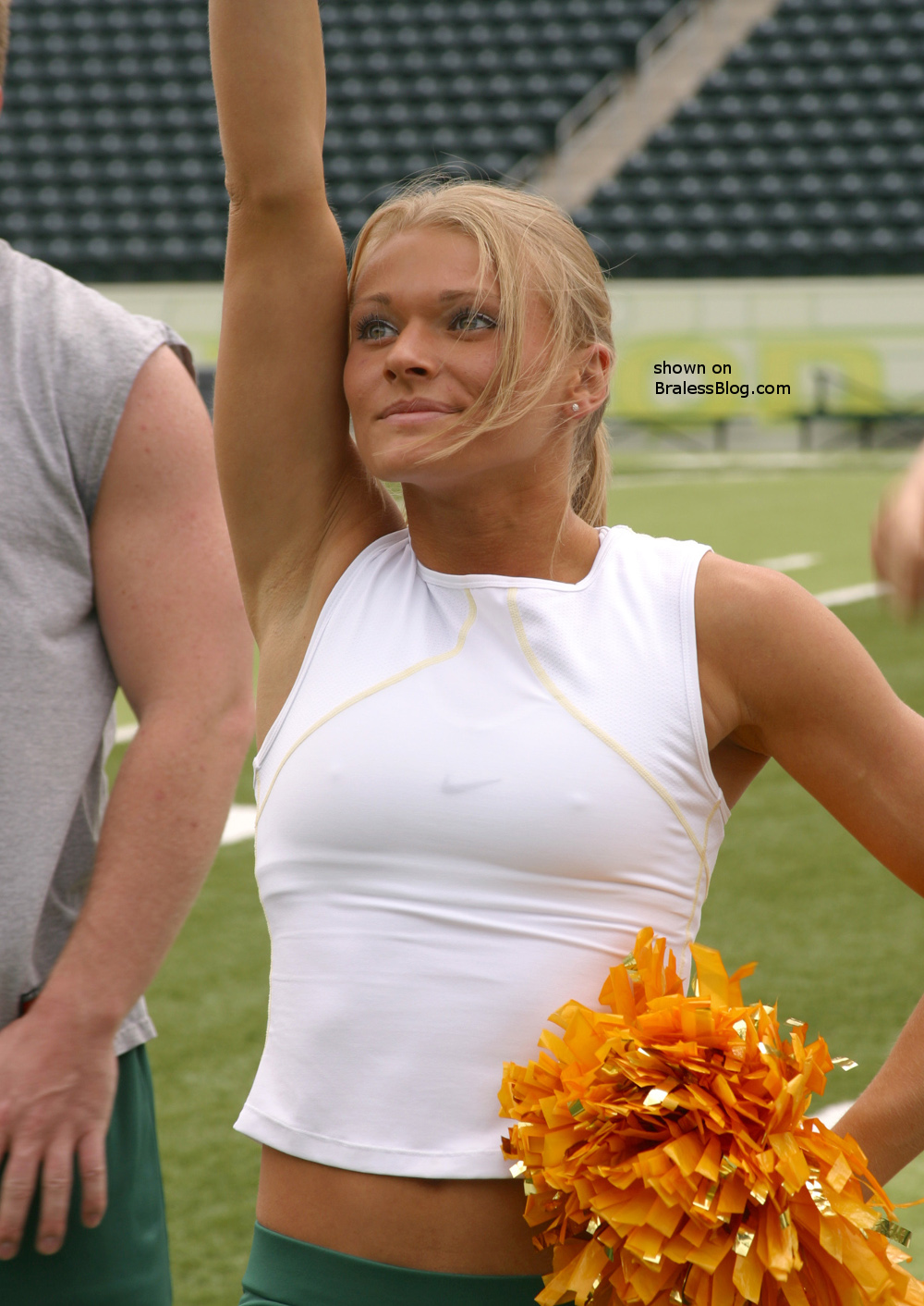 Cheerleader downblouse